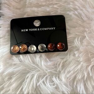 2/$20 New York & Company 3 Pack Earrings; BNWT